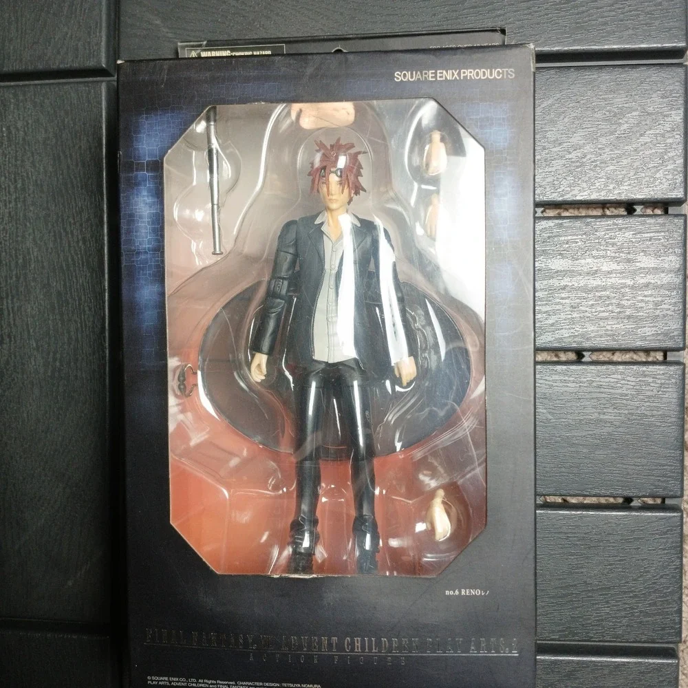 Final Fantasy VII Advent Children - Reno no.6 Action Figure (Play Arts 2, 2005)